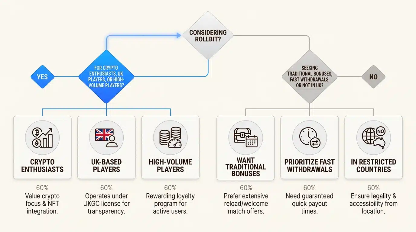 Your decision should depend on your risk tolerance, location, and gambling preferences