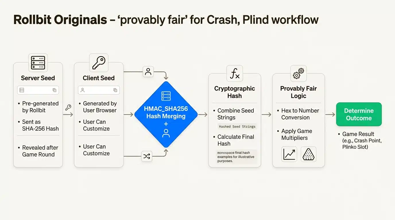 Rollbit Casino Guide 2026: Features, Pros & Cons + Safe Way to Get Started 3 Provably fair technology allows players to verify random game outcomes