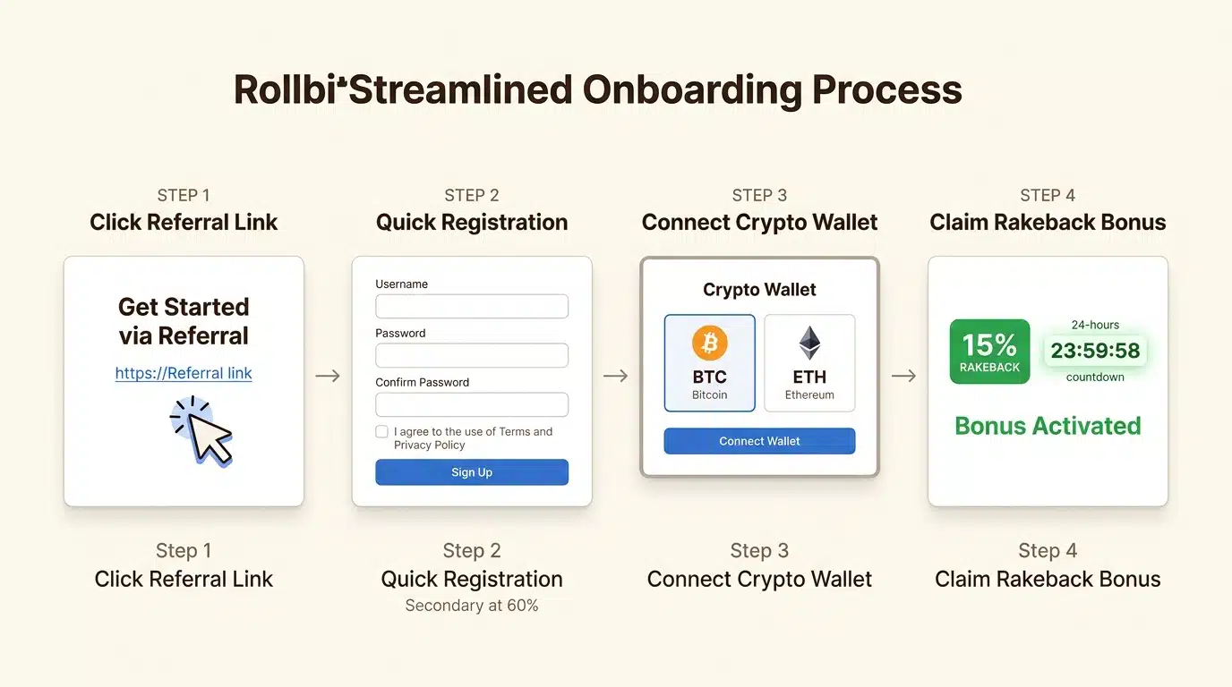 Best Rollbit promo code 2026: Unlock 15% rakeback & hidden bonuses 3 Four-step process to activate Rollbit rakeback bonus
